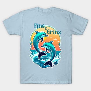 Fins & Grins Dolphins T-Shirt